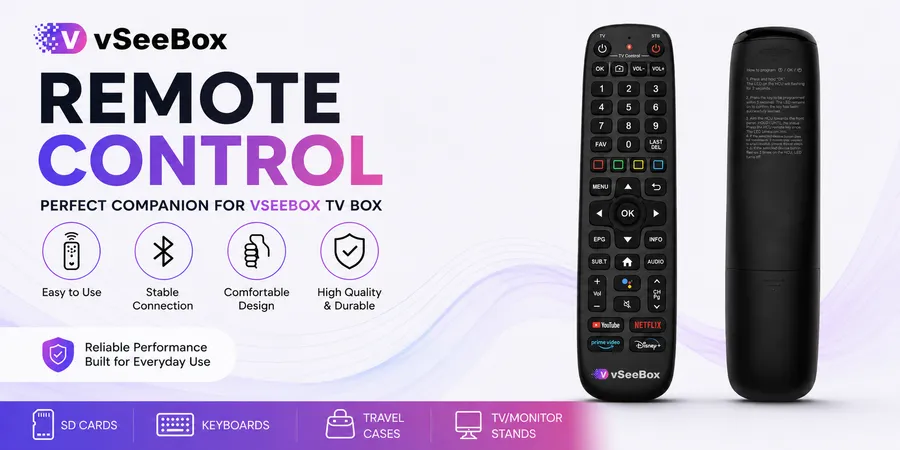 vSeeBox Remote Controls